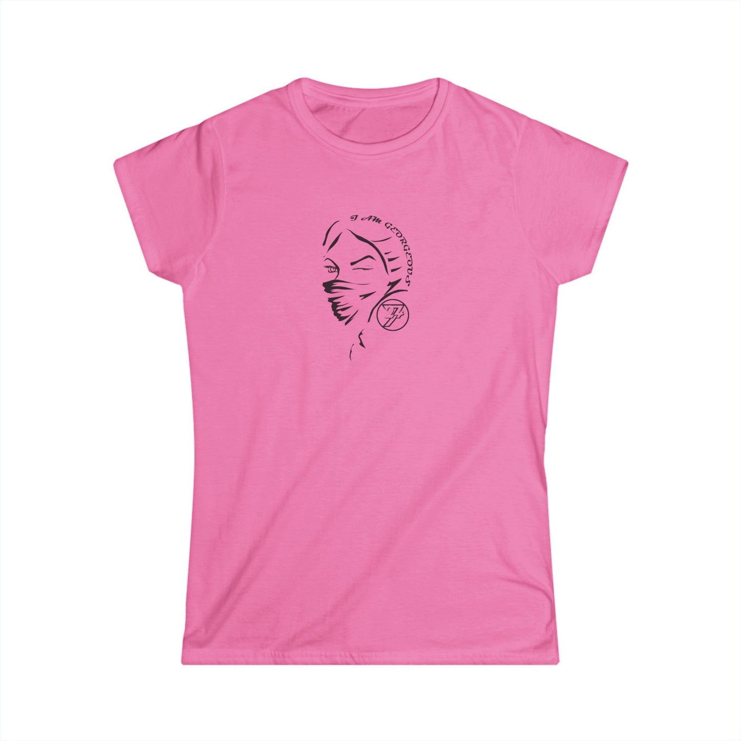 Unique Design "Being Beautiful" women t-shirt azalea