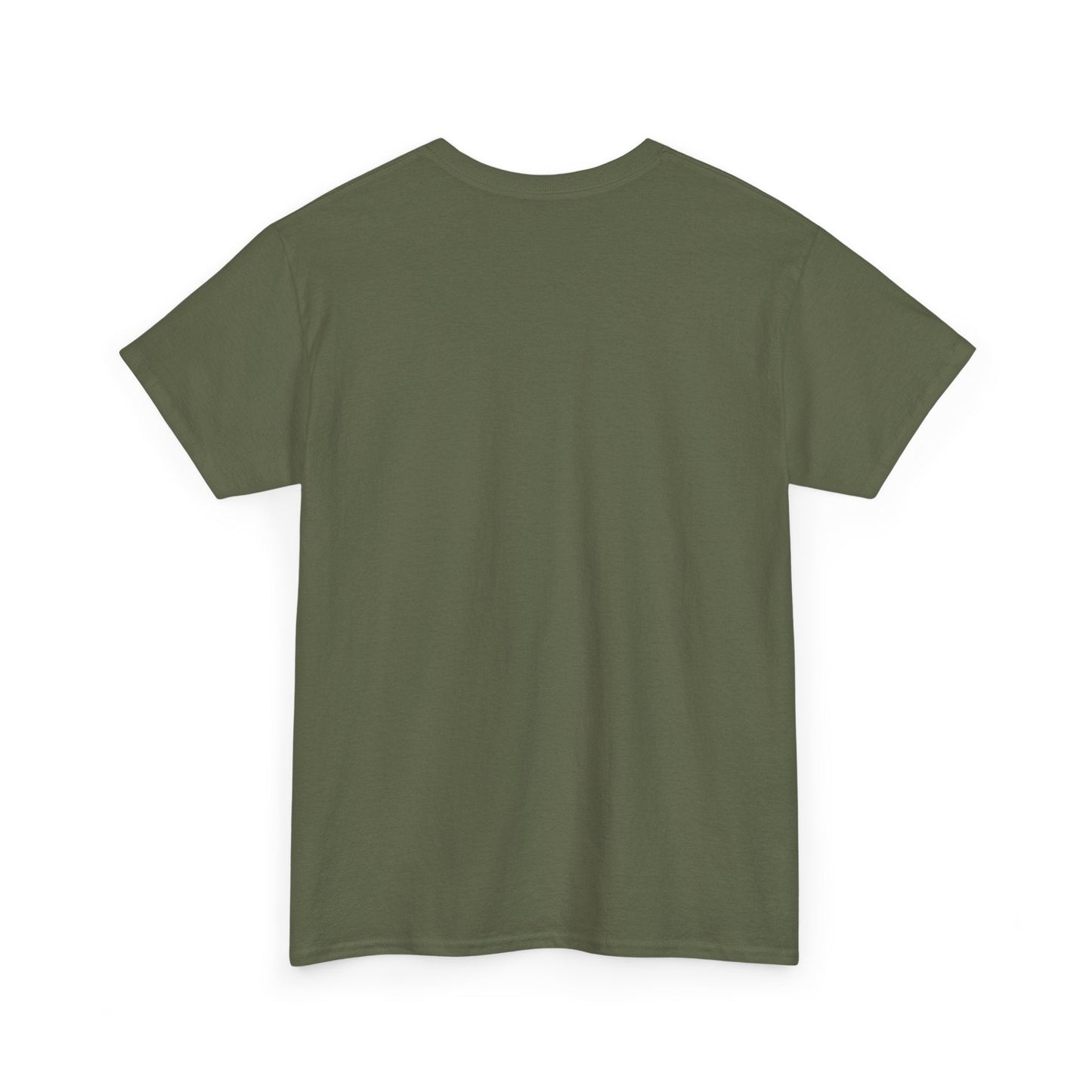 Back view of the Army Green of the Canada Flag Graphic tee
