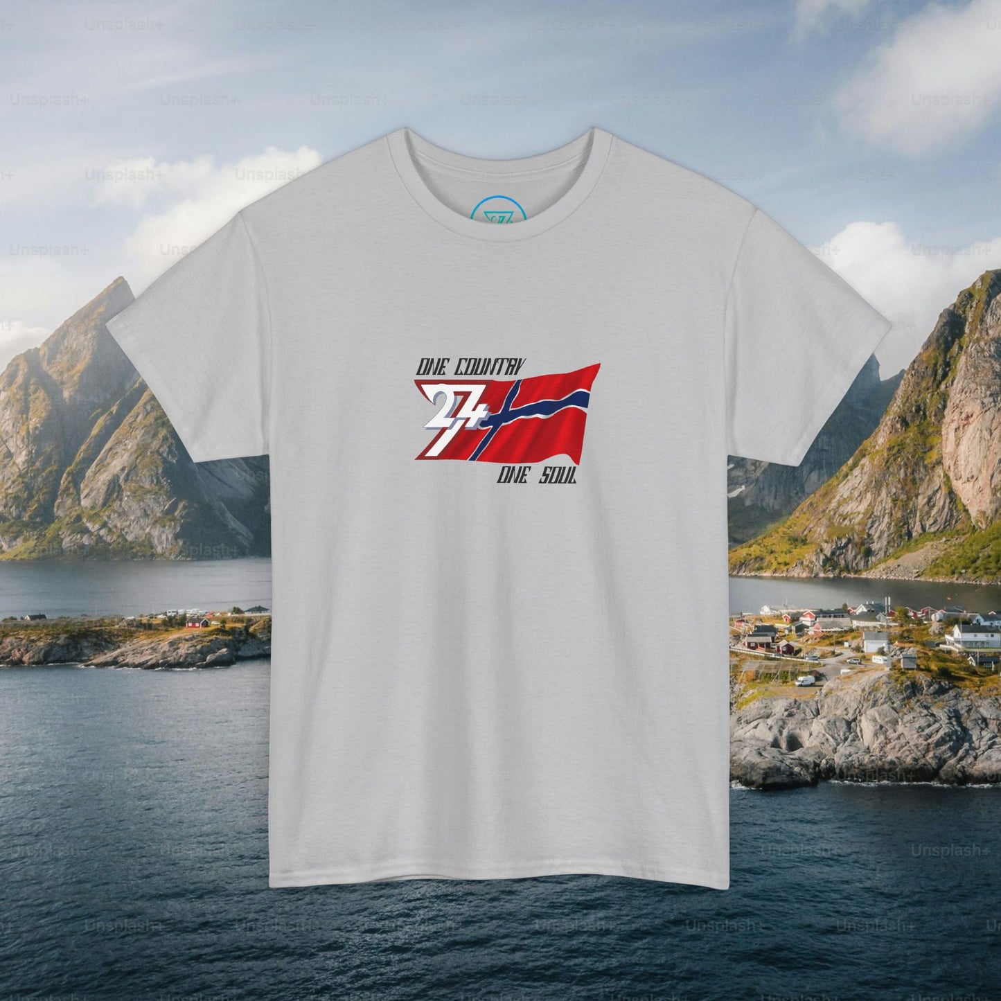 Norway National Flag "Nordic Soul" Edition — Hand-Drawn Graphic Tee