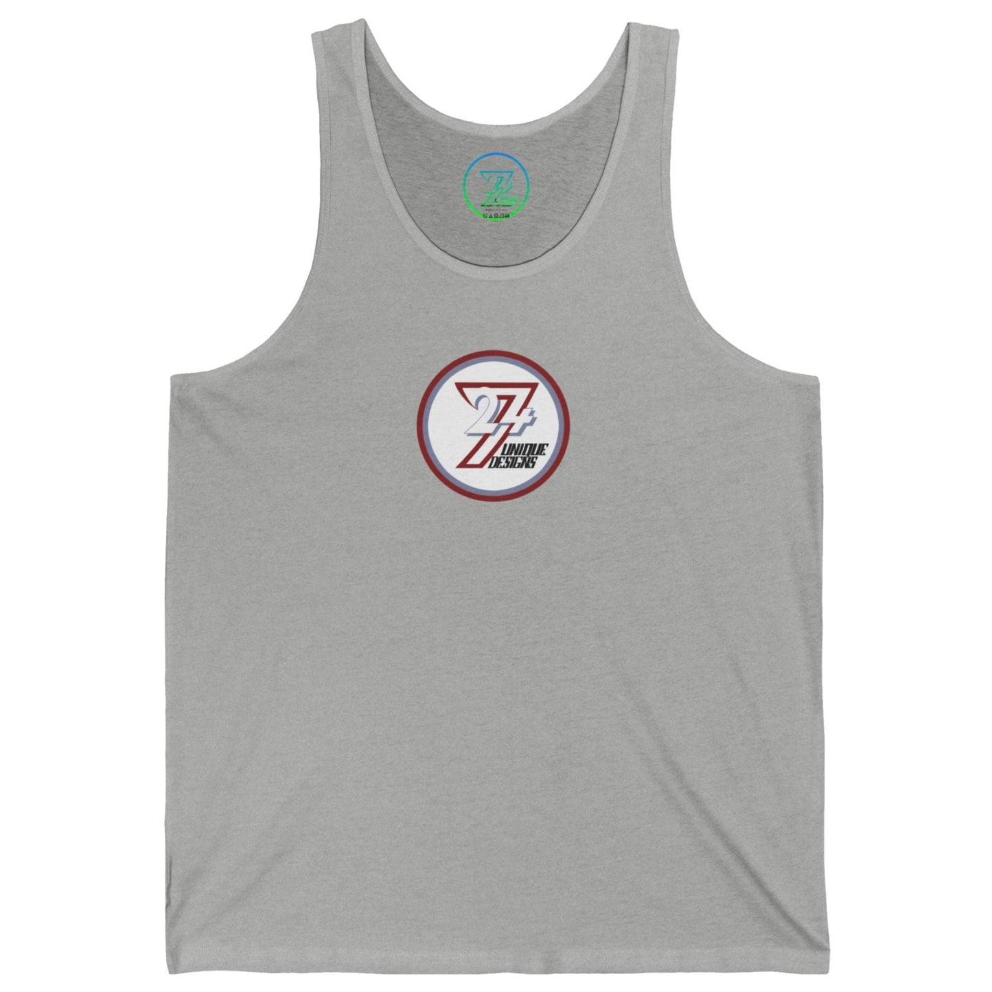 Athletic heather grey casual everyday tank with the signature Southampton original logo badge.