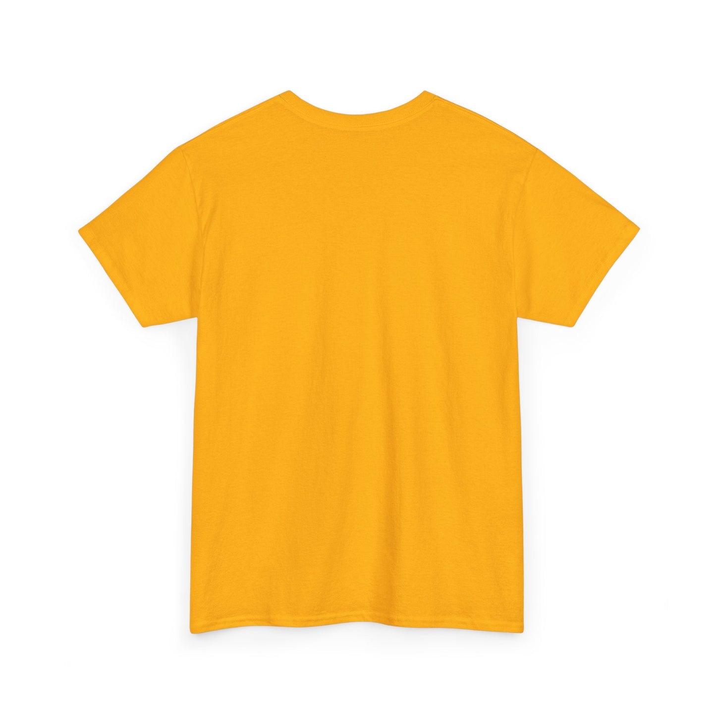Back view of the Gold Brazil Flag Tee