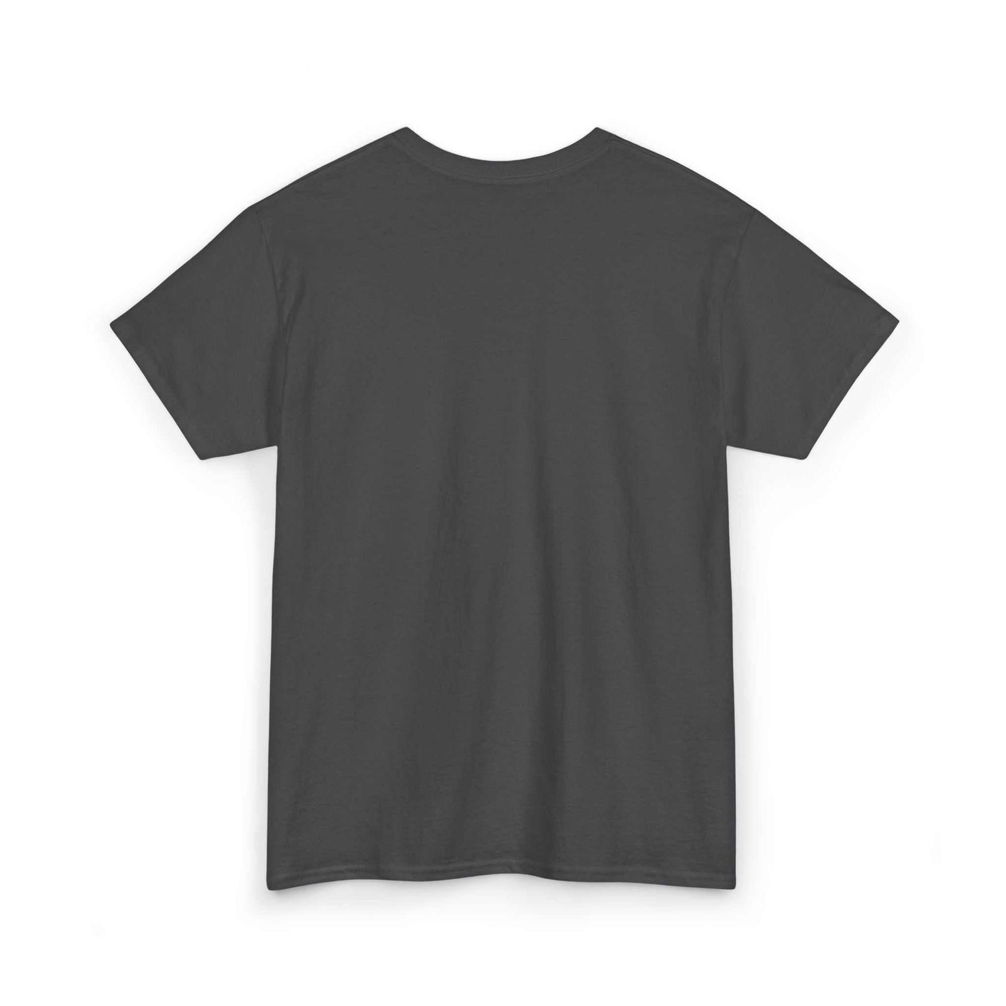 Back view of the charcoal Portugal pride t-shirt showing the premium fabric and fit.