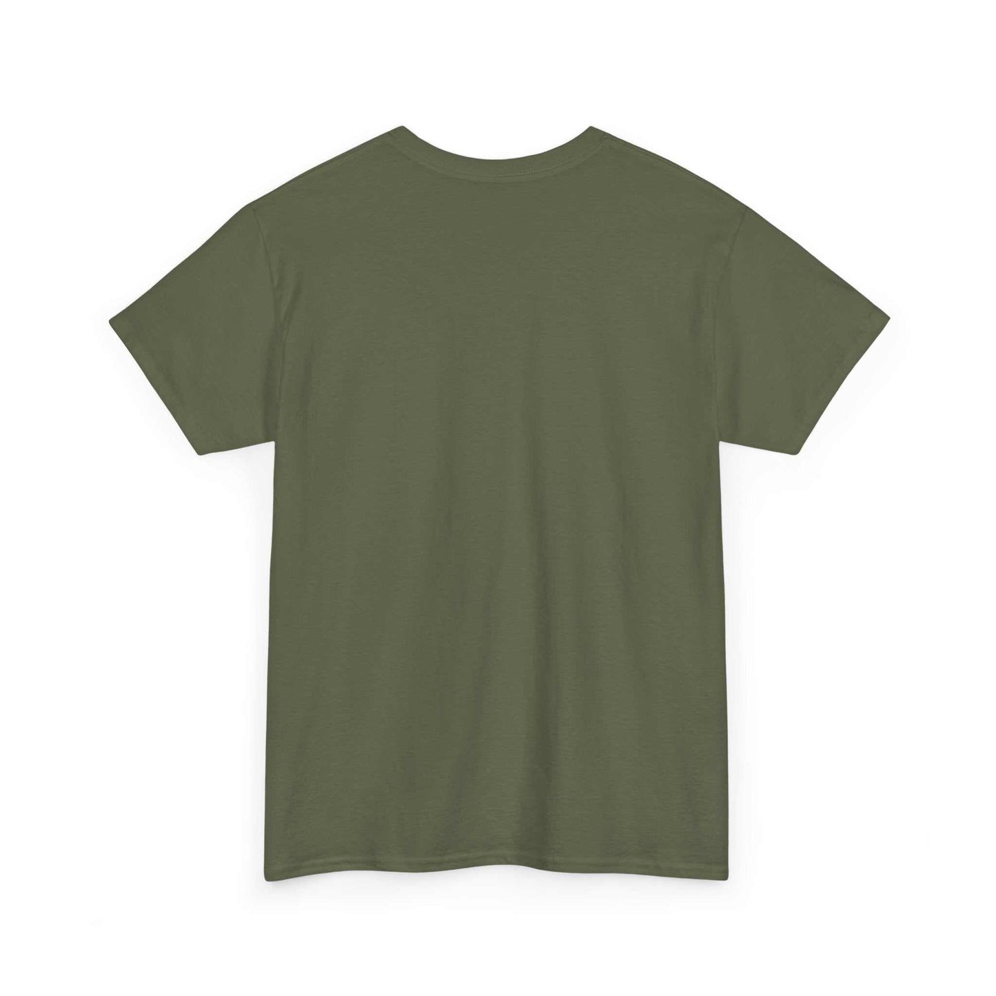 back view of the Army Green Germany pride t-shirt featuring our exclusive "One Country One Soul" artist-original print.