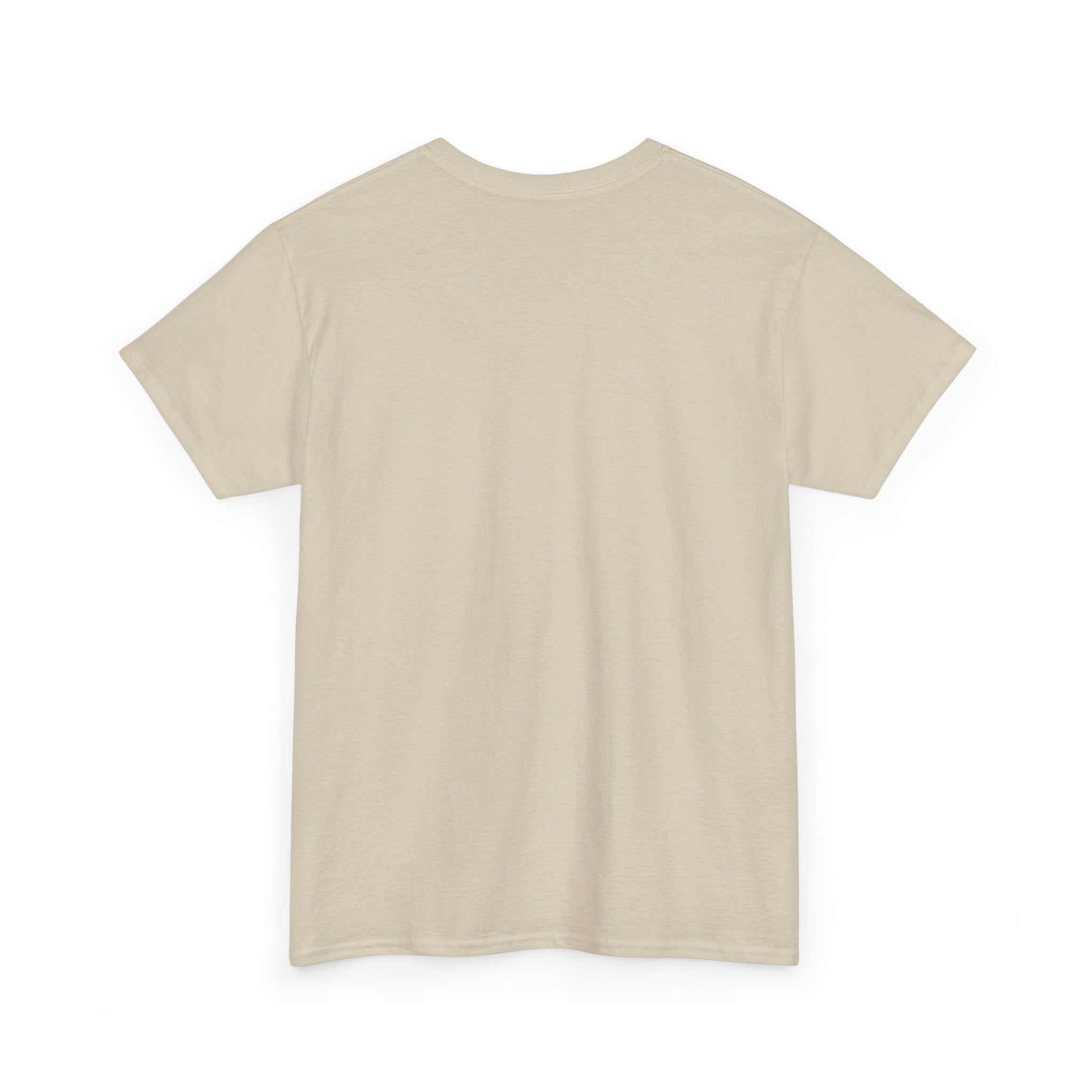 Back view of the Beige Denmark Graphic Tee