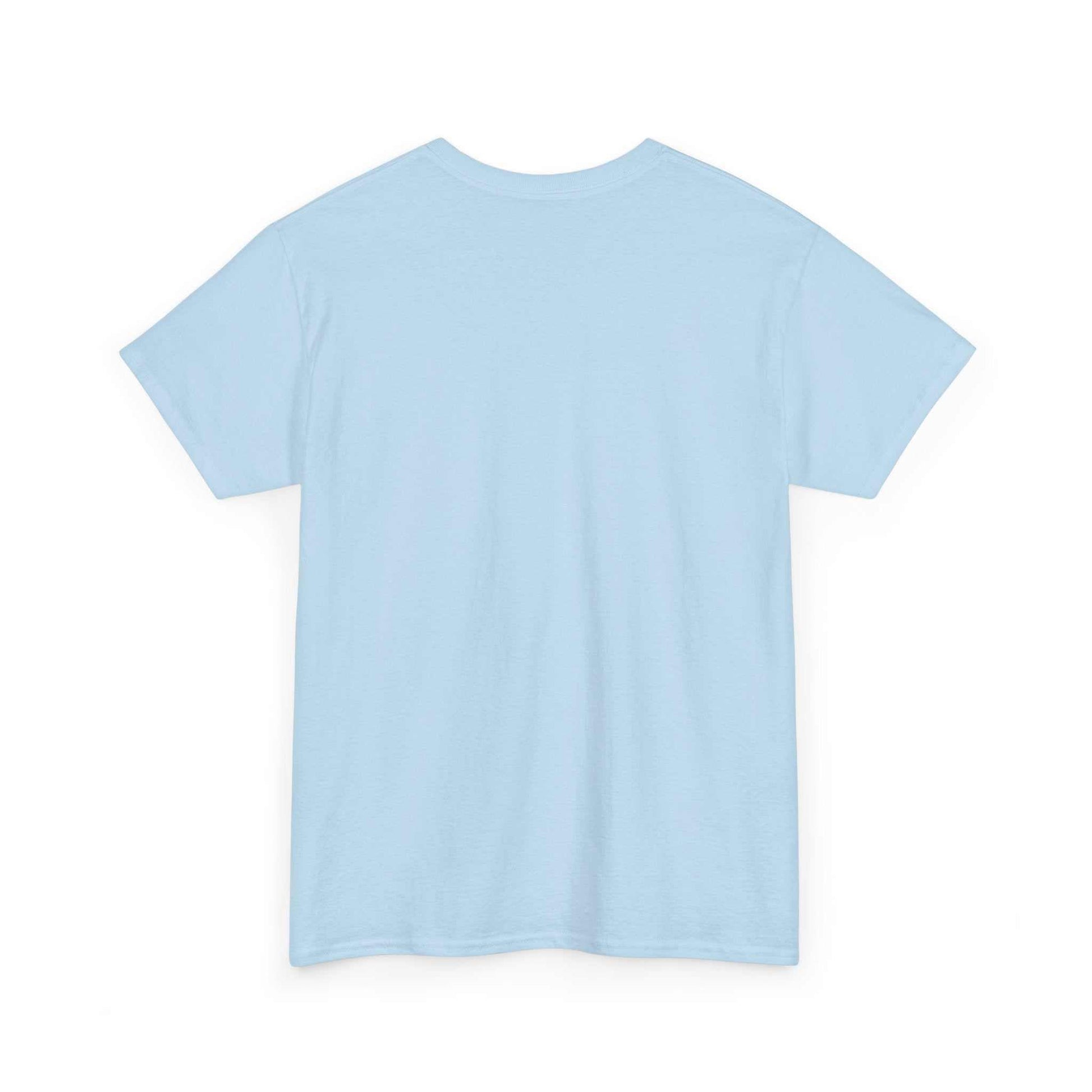 Back view of Light Blue Finland Graphic Tee