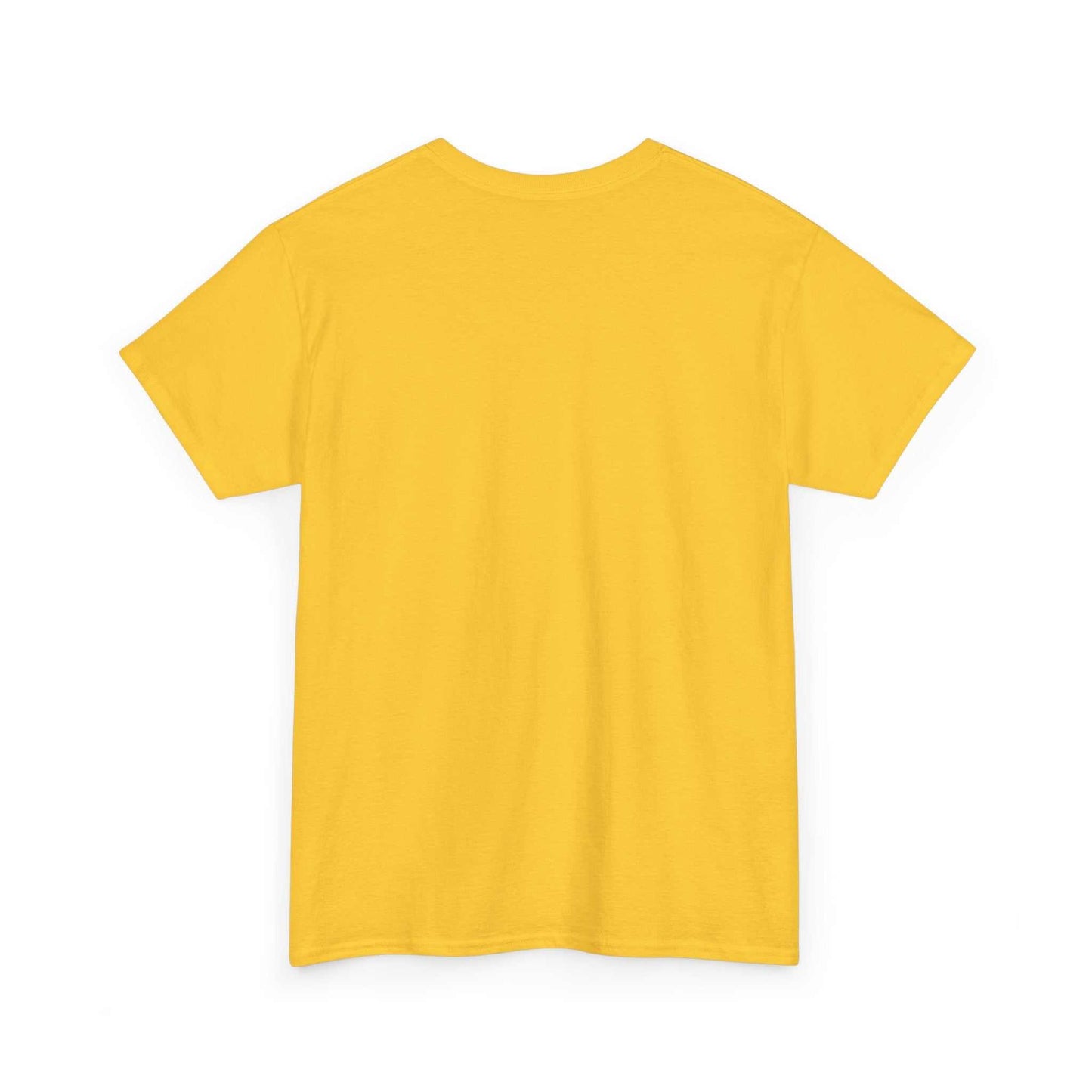Back view of the yellow Greece Graphic Tee
