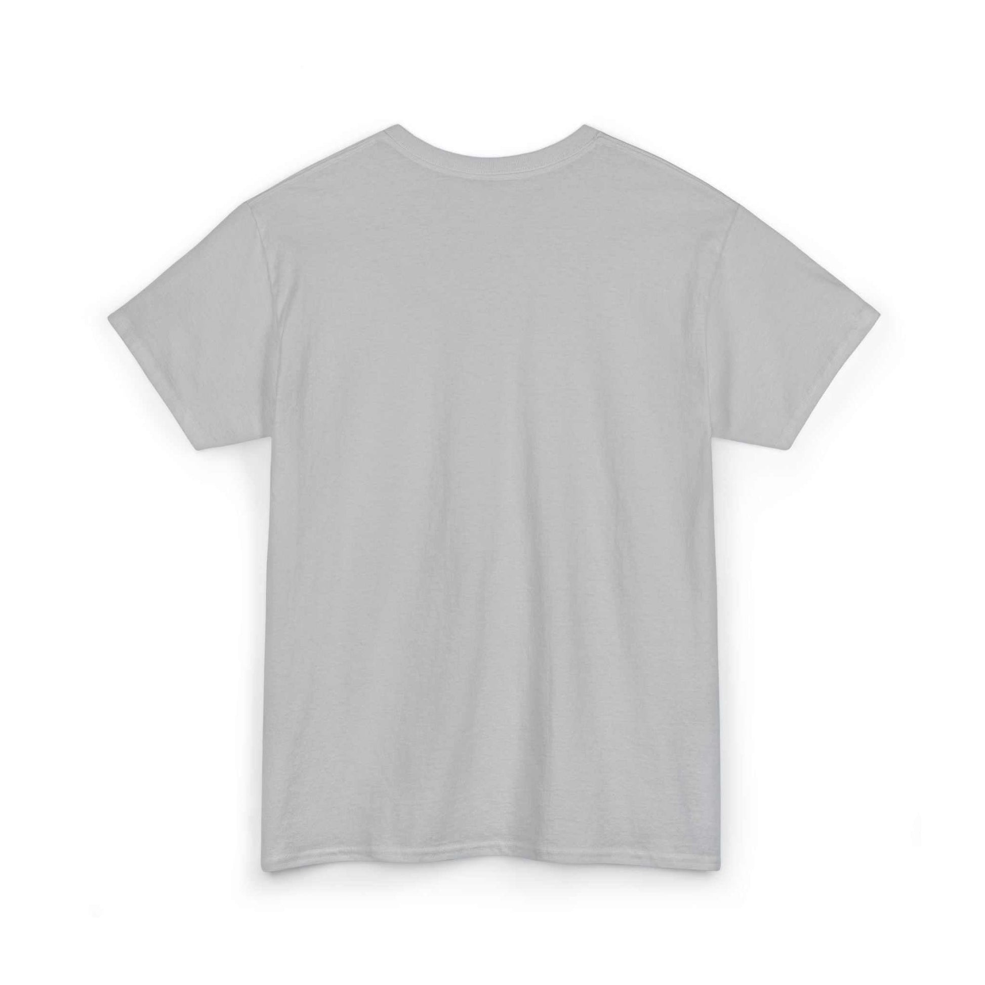 Back view of the hand-drawn Japan graphic tee in sport gray
