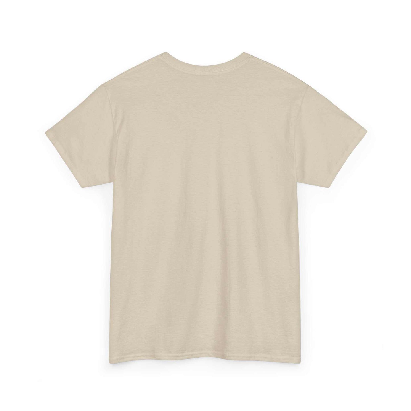 Back view of the Beige Argentina Graphic Tee