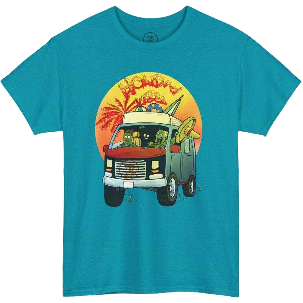 Deep Sapphire Adult Camper Van T-Shirt - 24/7 Unique Designs apparel.