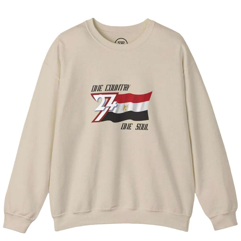 Egypt flag design on sweatshirt