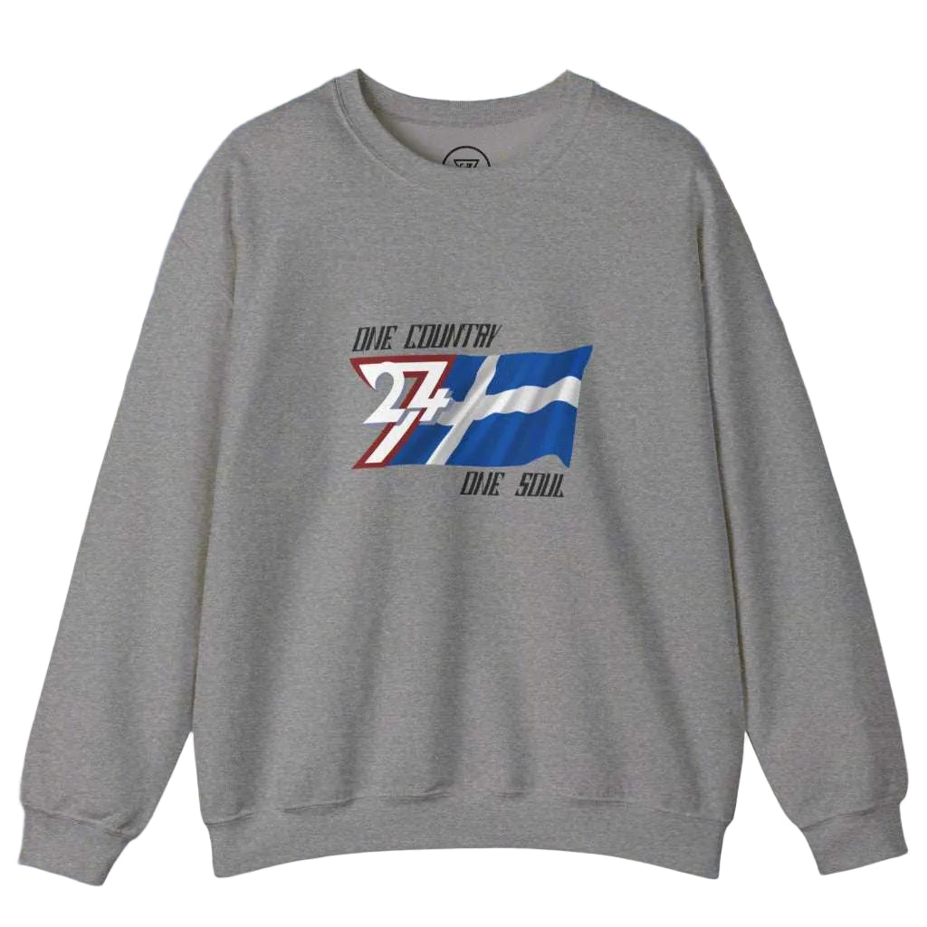 Finnish flag illustrated sweatshirt by 24/7 Unique Designs