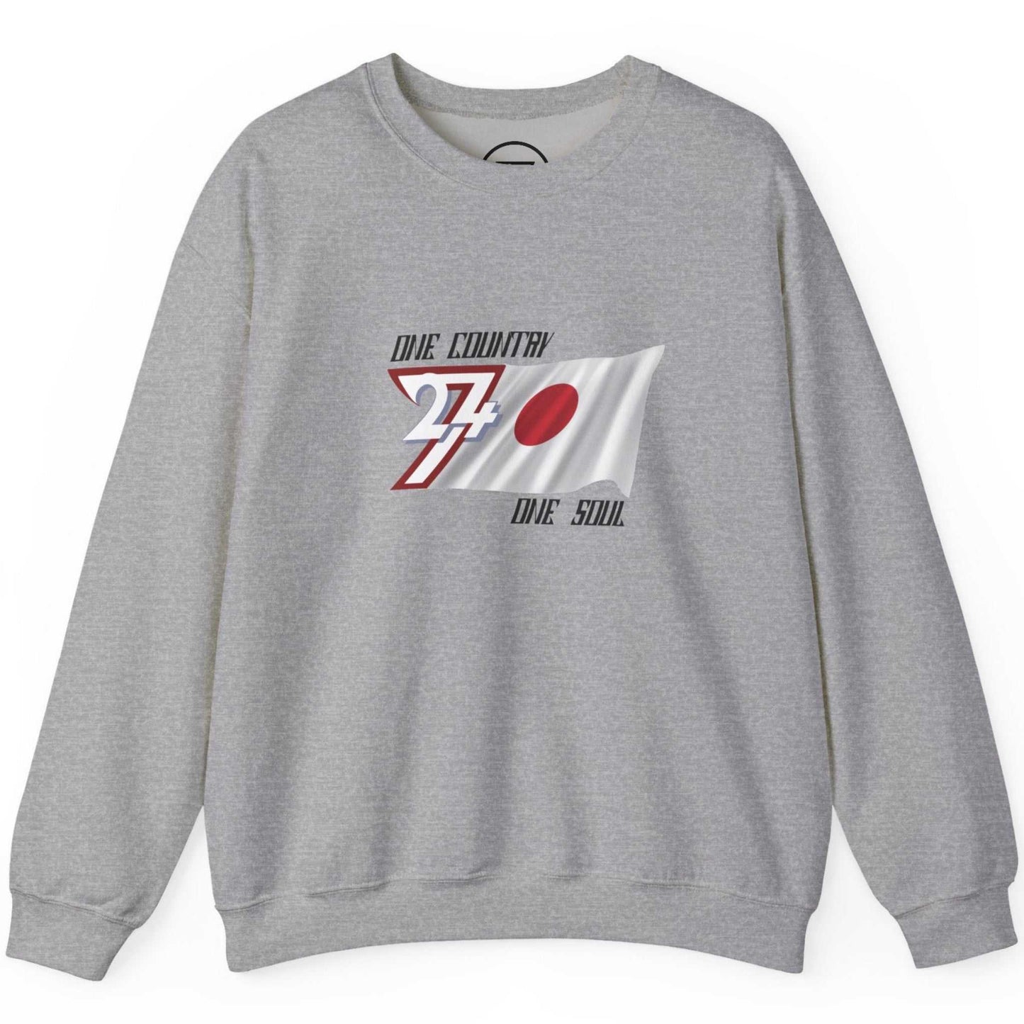 Hand-drawn Japan flag sweatshirt national apparel