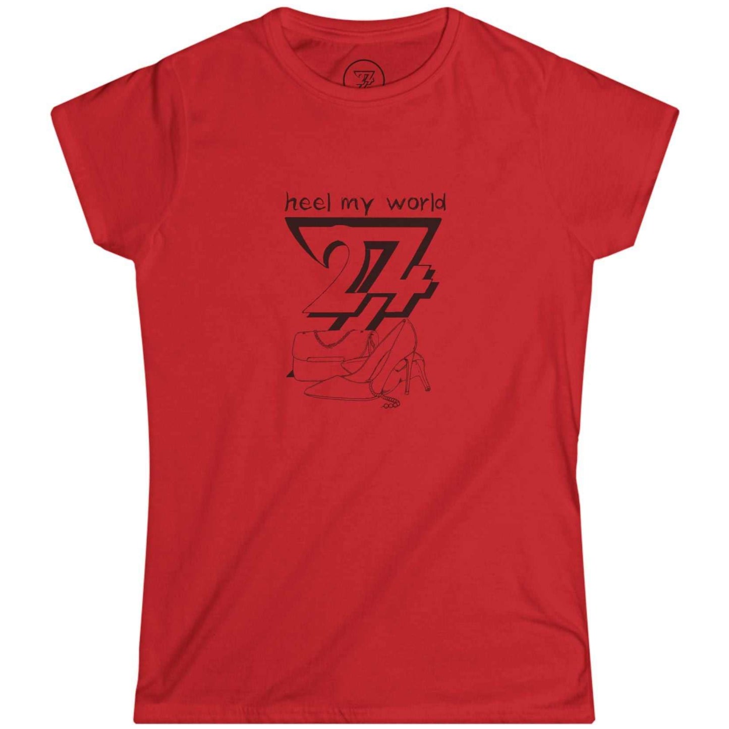Bright red women's unique streetwear apparel featuring the distinctive human-made fashion art graphic.