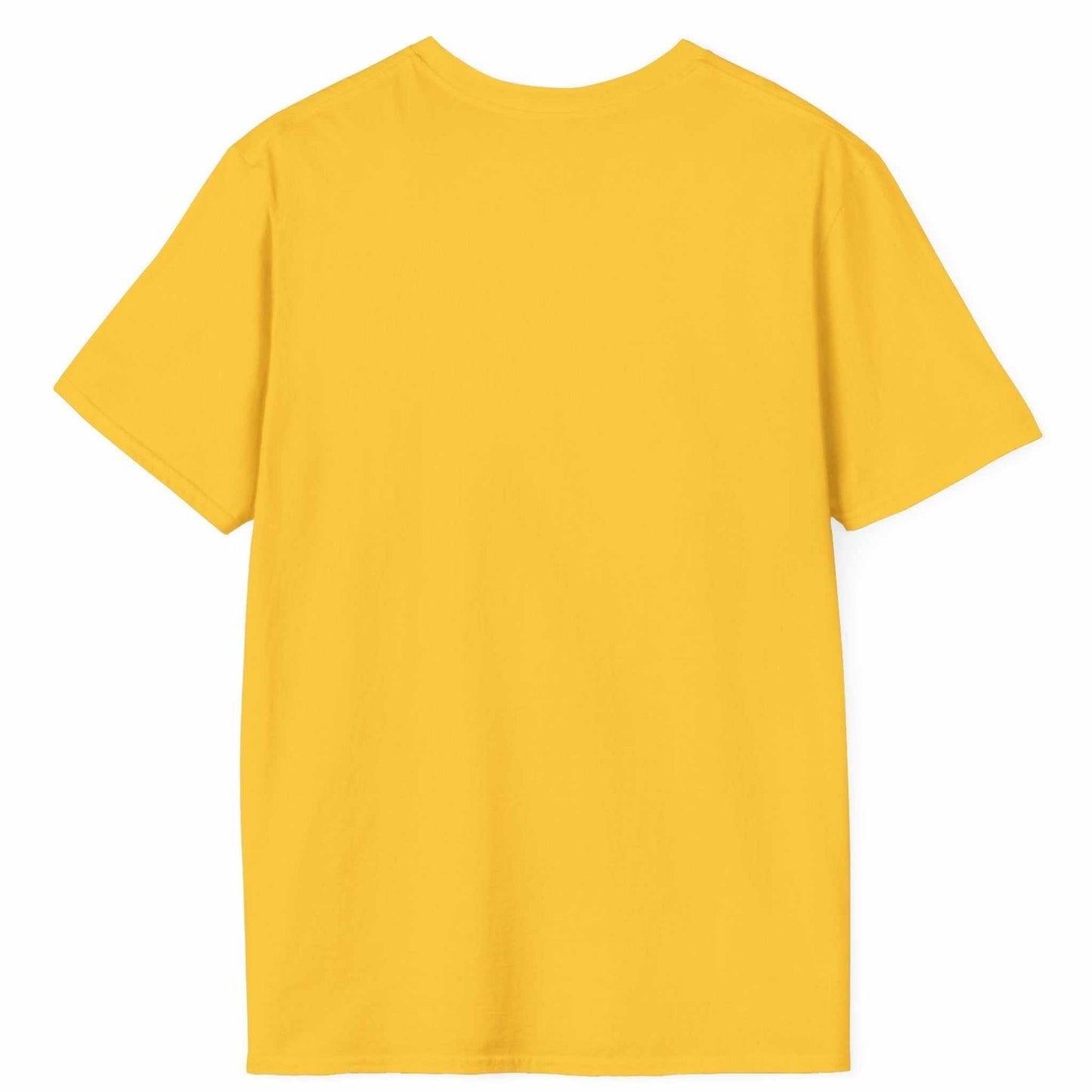 Yellow USA patriot tee back view